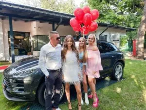 Iuliana Beregoi cu familia