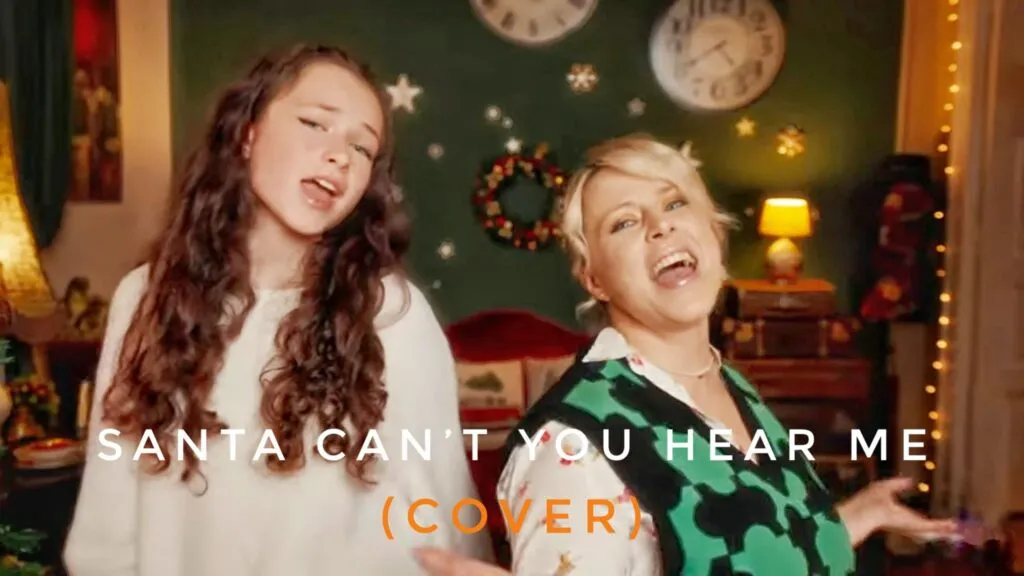 Jolie și Veve au înregistrat cover după Santa, Can't You Hear Me